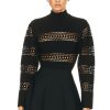 Women ALAÏA Sweaters & Knits | Vienne Sweater Noir Ala?A