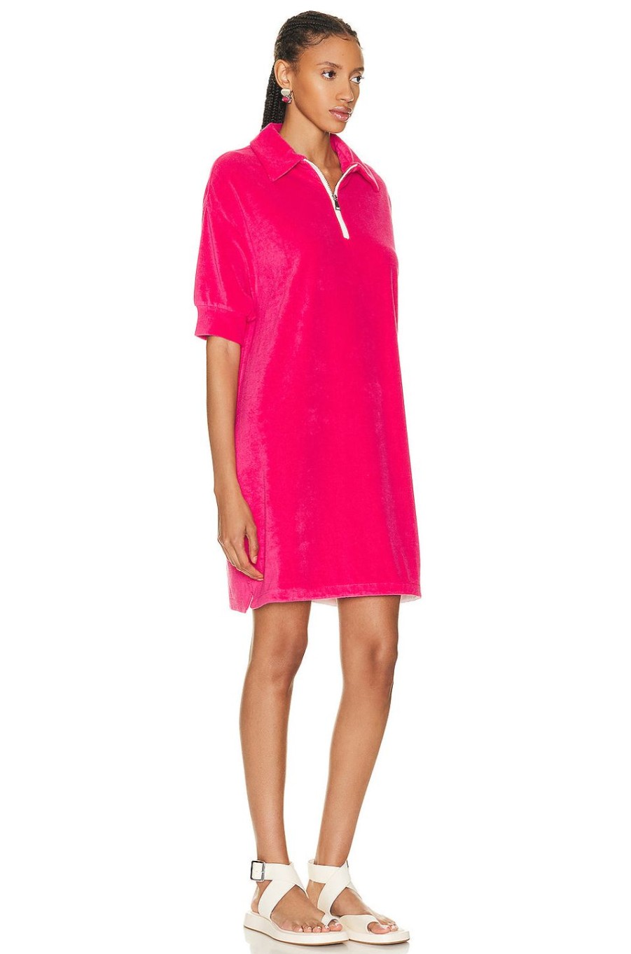 Women Moncler Dresses | Terry Shirt Dress Pink