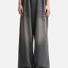 Women Open YY Pants | Washed Wide Sweatpants Grey