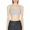 Women alo Activewear | Wellness Bra Athletic Heather Grey