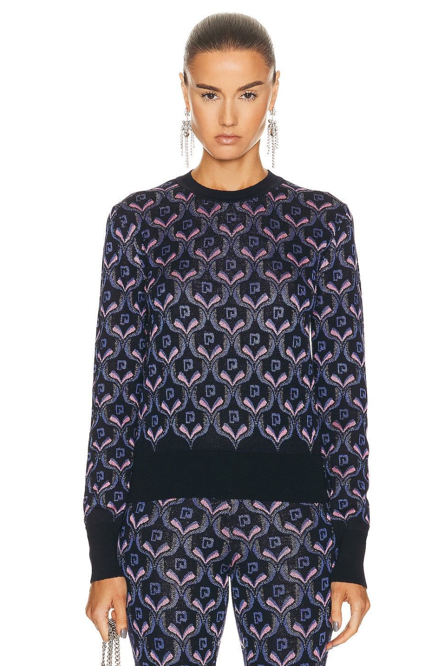 Women RABANNE Sweaters & Knits | Pullover Sweater Neon Paco