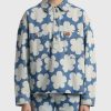 Women Kenzo Tops | Hana Dots Denim Polo Shirt Blue