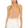 Women Norma Kamali Tops | All In One Bodysuit Nude