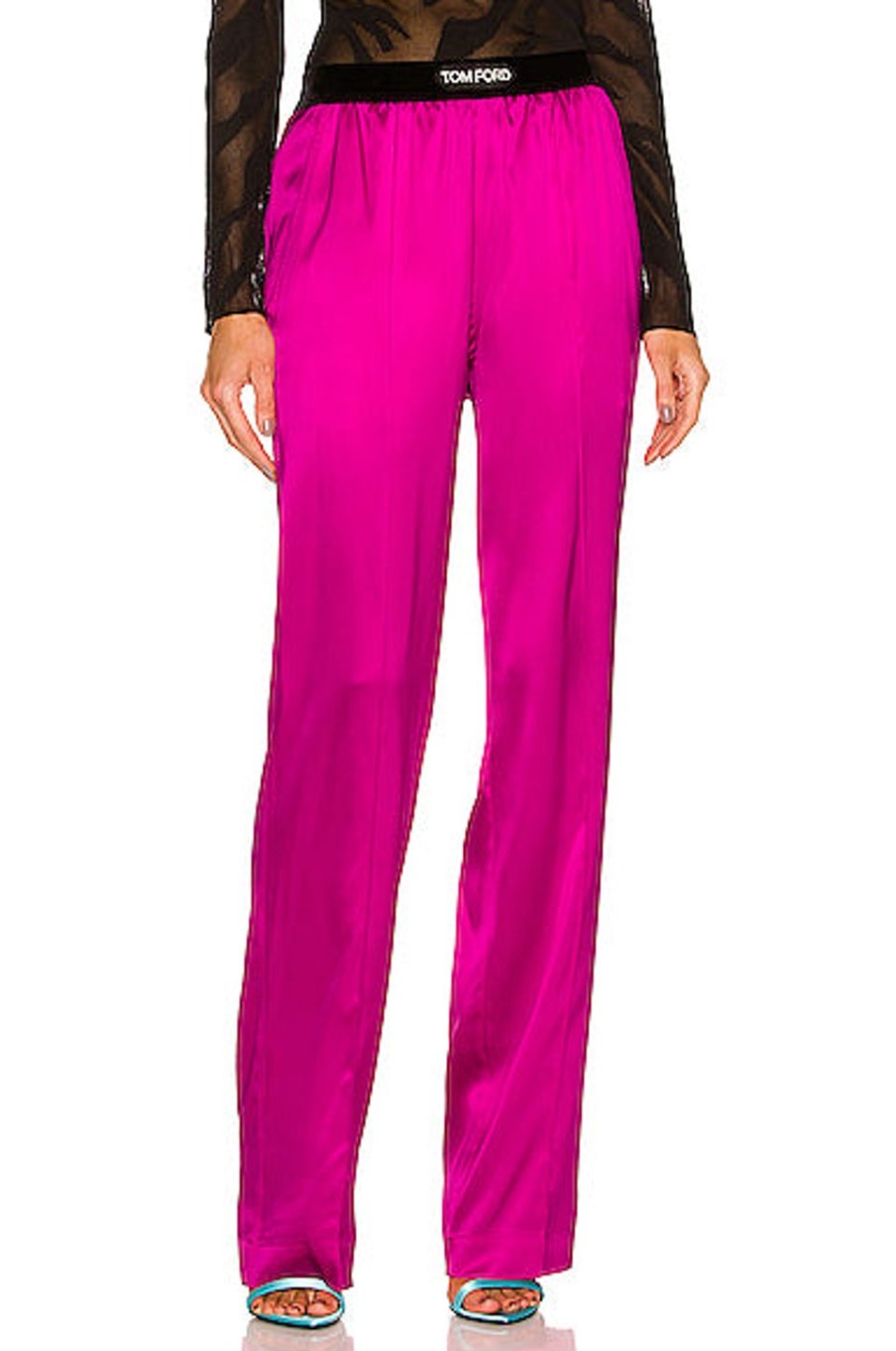 Women TOM FORD Pants | Satin Pant Hot Pink