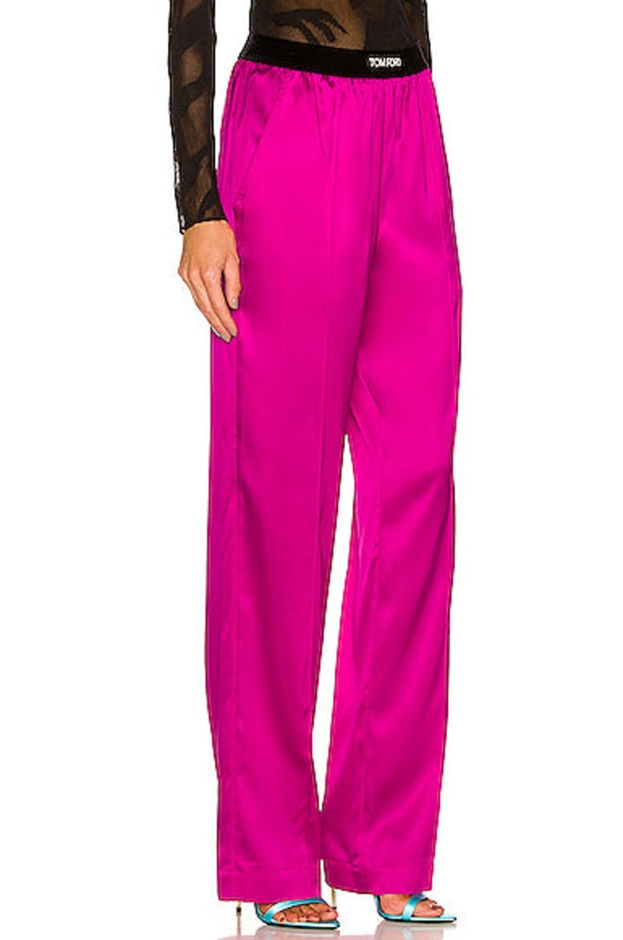 Women TOM FORD Pants | Satin Pant Hot Pink