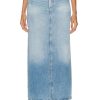 Women Acne Studios Skirts | Denim Skirt Light Blue