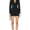 Women VERSACE Jackets & Coats | Tailored Cut Out Jacket Black