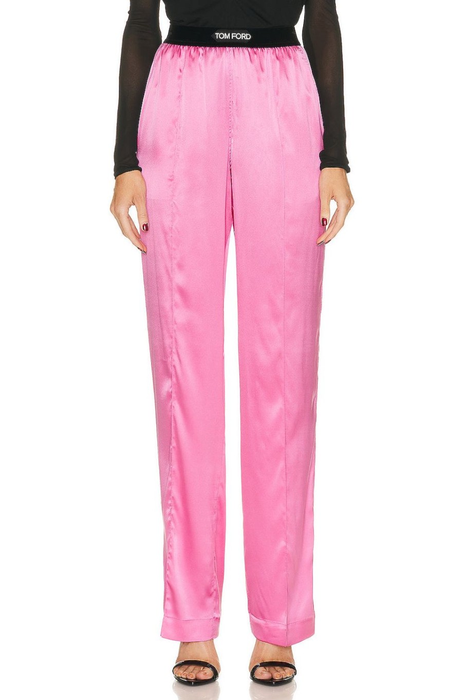 Women TOM FORD Pants | Satin Pant Rose Bloom