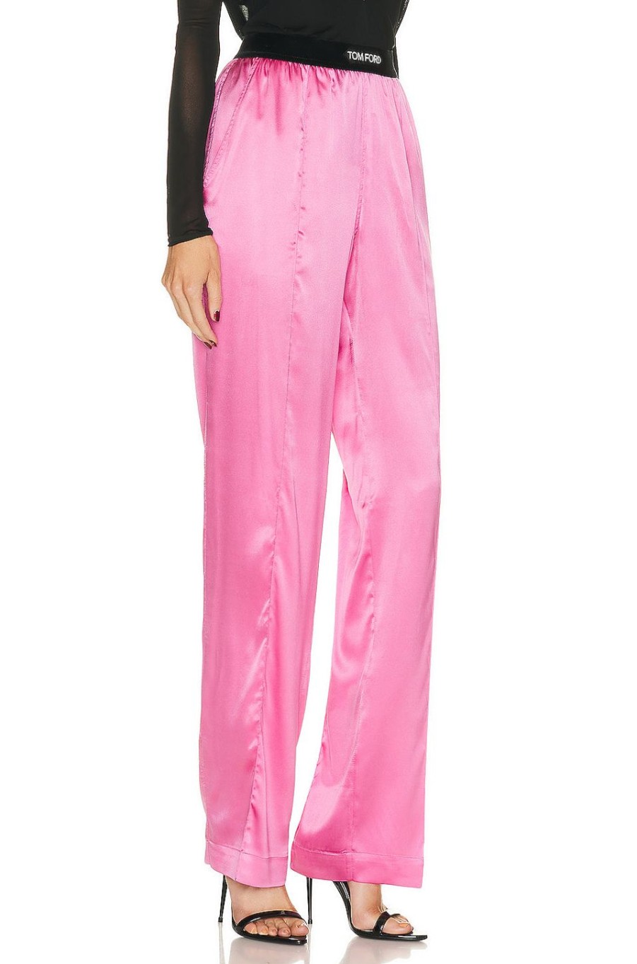 Women TOM FORD Pants | Satin Pant Rose Bloom