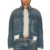 Women Golden Goose Jackets & Coats | Bomber Jacket Blue