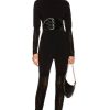 Women ALAÏA Jumpsuits & Rompers | Knit Jumpsuit Noir