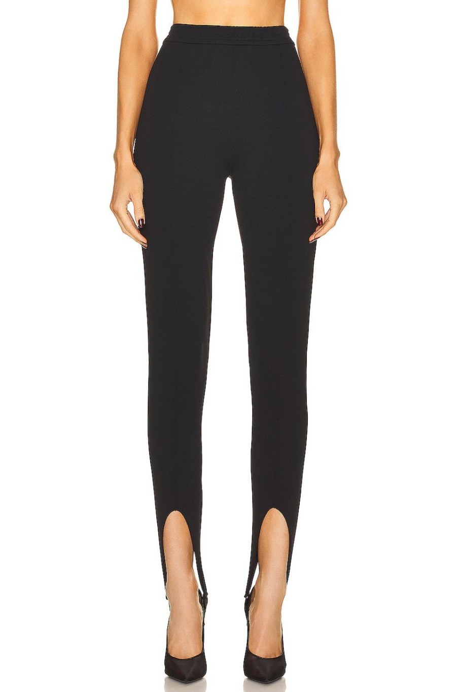 Women Saint Laurent Pants | Leggings Noir