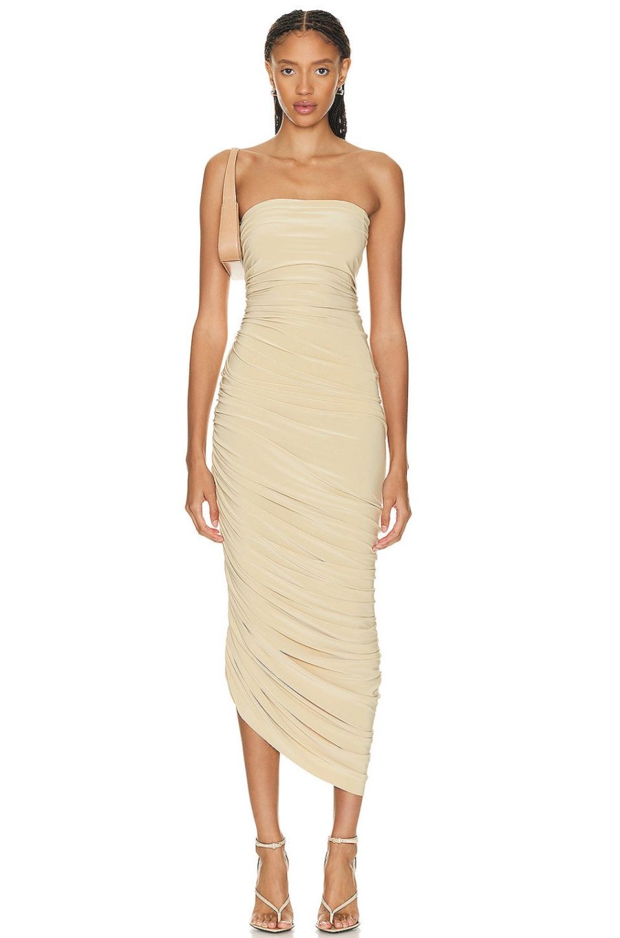 Women Norma Kamali Dresses | Strapless Diana Gown Sand