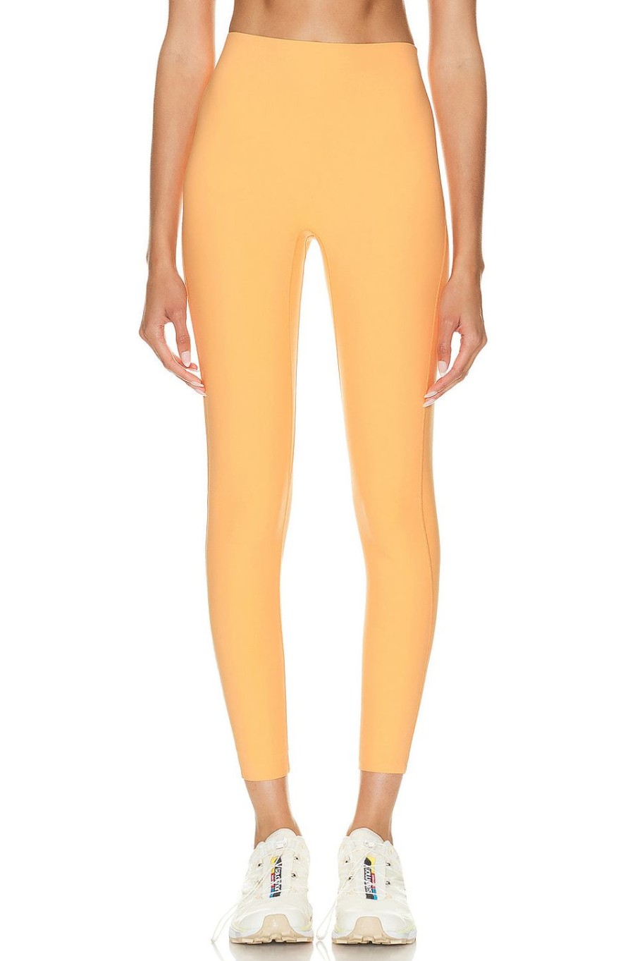 Women Le Ore Activewear | Bonded Legging Papaya