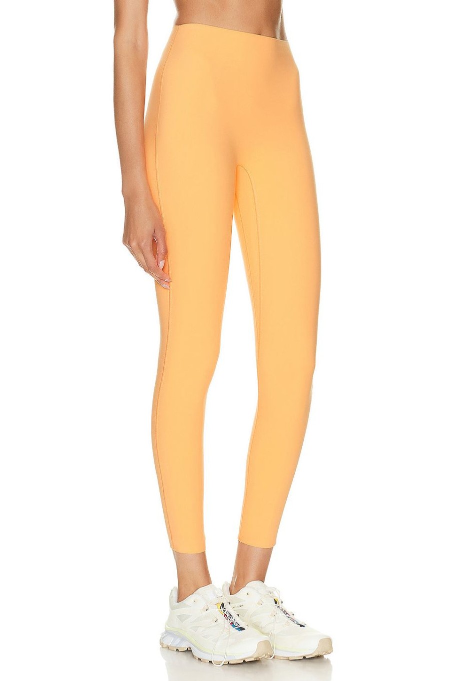 Women Le Ore Activewear | Bonded Legging Papaya