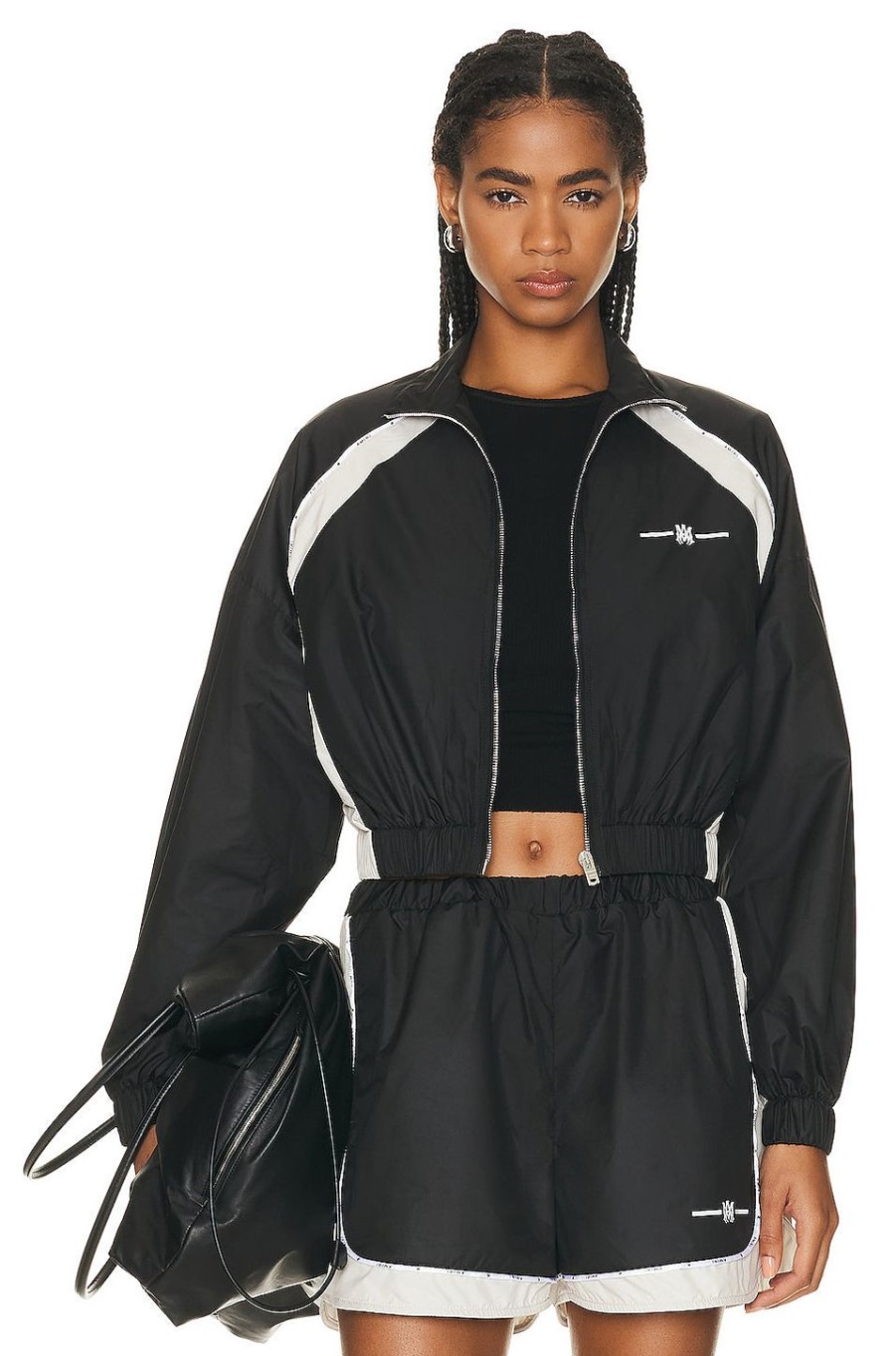 Women Amiri Jackets & Coats | Track Jacket Black