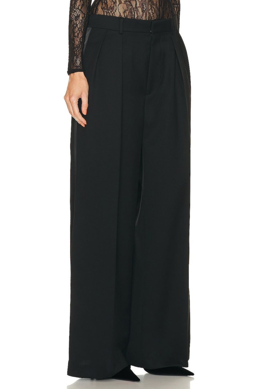 Women WARDROBE.NYC Pants | Evening Trouser Pant Black