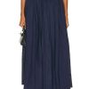 Women Zimmermann Skirts | Alight Basque Midi Skirt Dark Navy