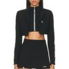 Women Coperni Jackets & Coats | Cropped Tailored Jacket Black