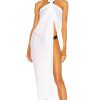 Women Norma Kamali Dresses | Ernie Scarf Dress White