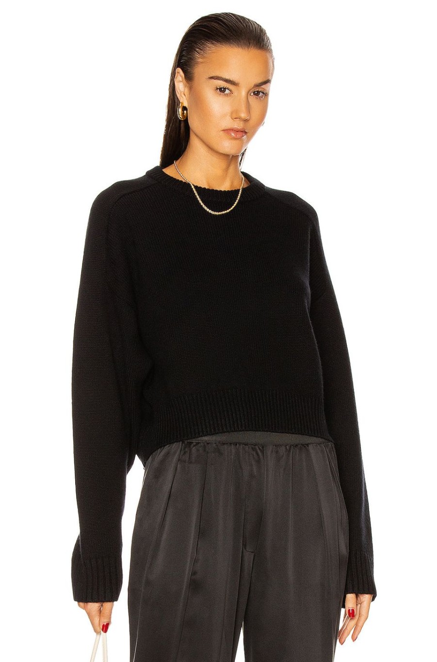 Women Loulou Studio Sweaters & Knits | Bruzzi Sweater Black