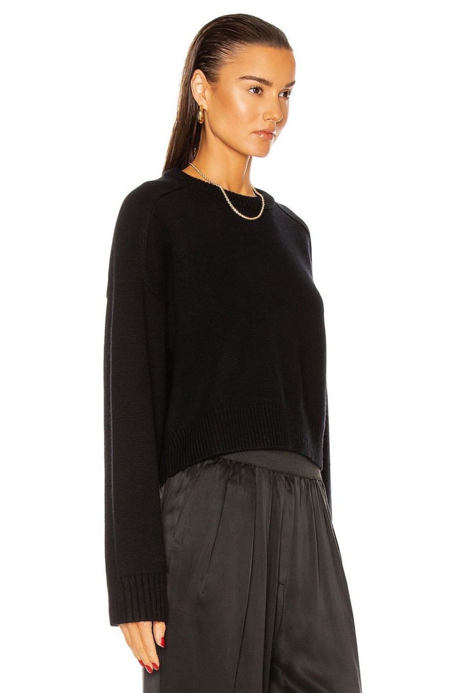 Women Loulou Studio Sweaters & Knits | Bruzzi Sweater Black