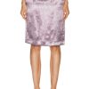 Women Bottega Veneta Skirts | Midi Skirt Lilac & Chalk