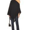 Women Enza Costa Jackets & Coats | Cashmere Poncho Black