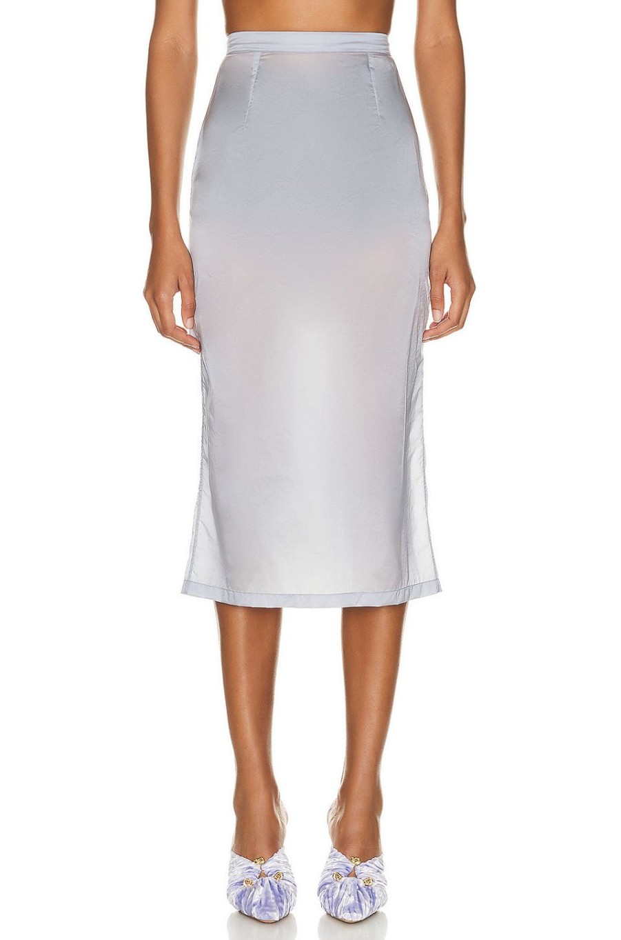 Women Maison Margiela Skirts | Midi Skirt Sax