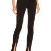 Women WARDROBE.NYC Pants | Front Zip Legging Black