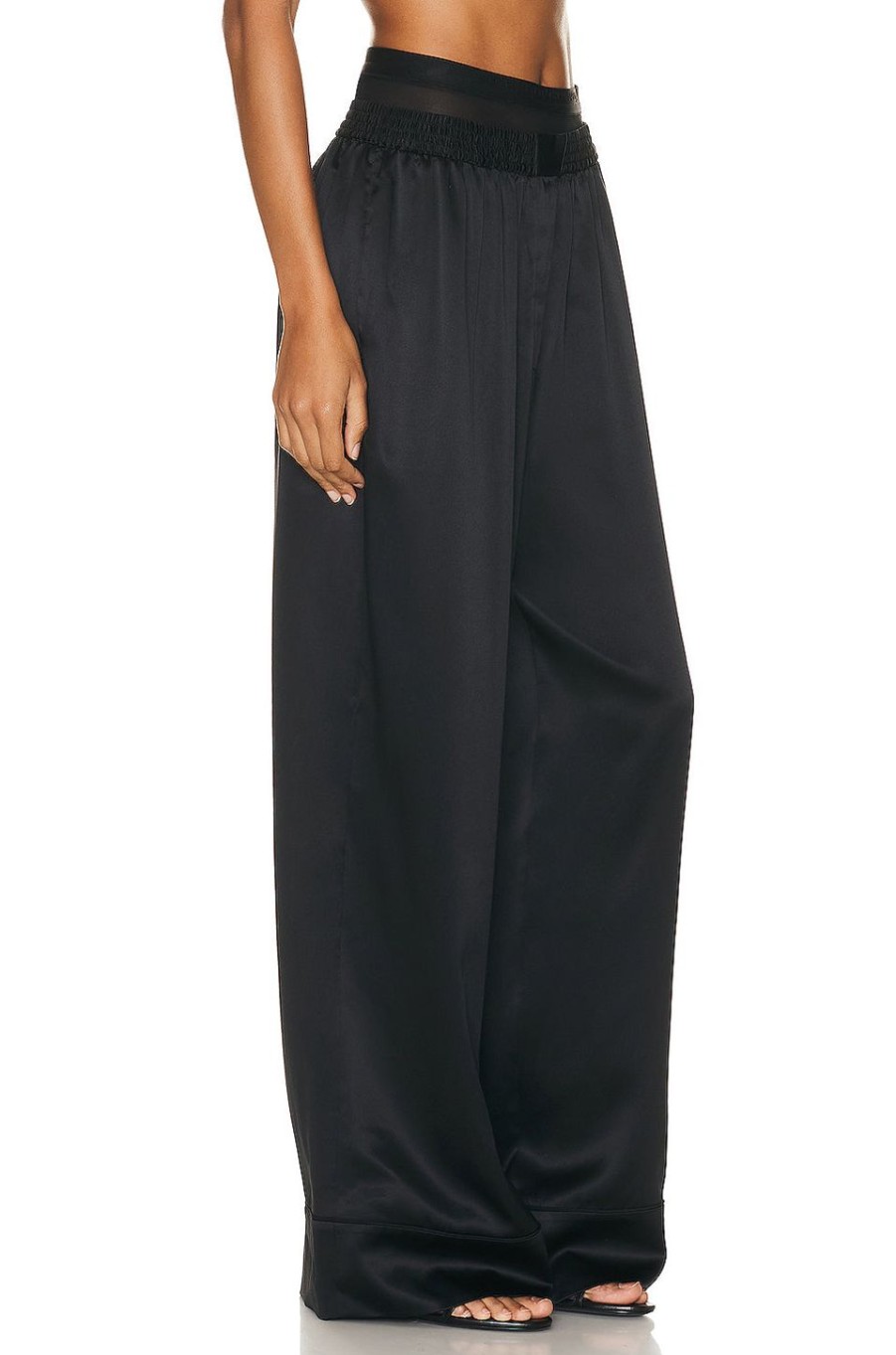 Women Alexander Wang Pants | Boxer Pant Black