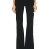 Women Alexander Wang Pants | Criss Cross Logo Legging Black