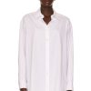 Women The Row Tops | Luka Shirt Optic White