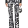 Women TOM FORD Pants | Leopard Printed Flare Pant Chalk & Black