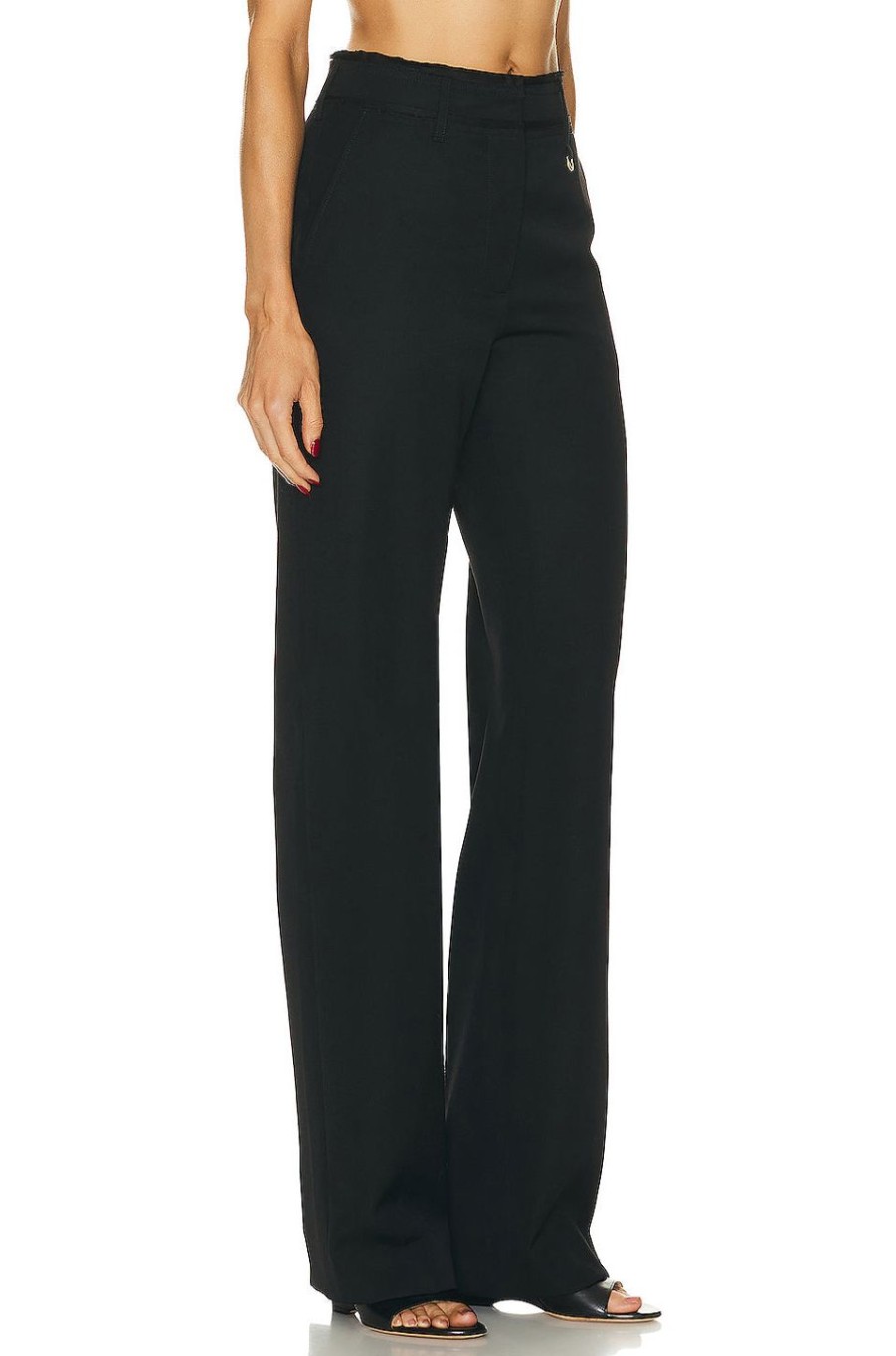 Women JACQUEMUS Pants | Le Pantalon Ficelle Pant Black