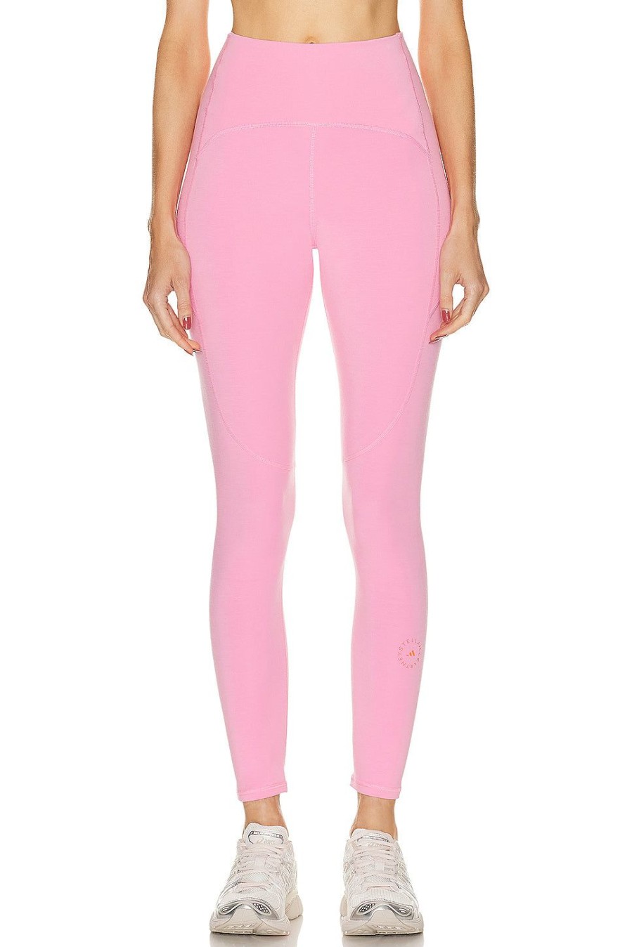 Women adidas by Stella McCartney Activewear | True Strength Yoga 7/8 Tight Semi Pink Glow