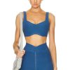 Women YEAR OF OURS Activewear | The Isadora Sports Bra Tide Blue