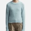 Women Ami Sweaters & Knits | Brushed Alpaca Sweater Blue