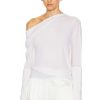 Women TOM FORD Tops | Cashmere Off The Shoulder Top Chalk