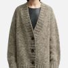 Women Maison Margiela Sweaters & Knits | Botanical Dye Cardigan Beige