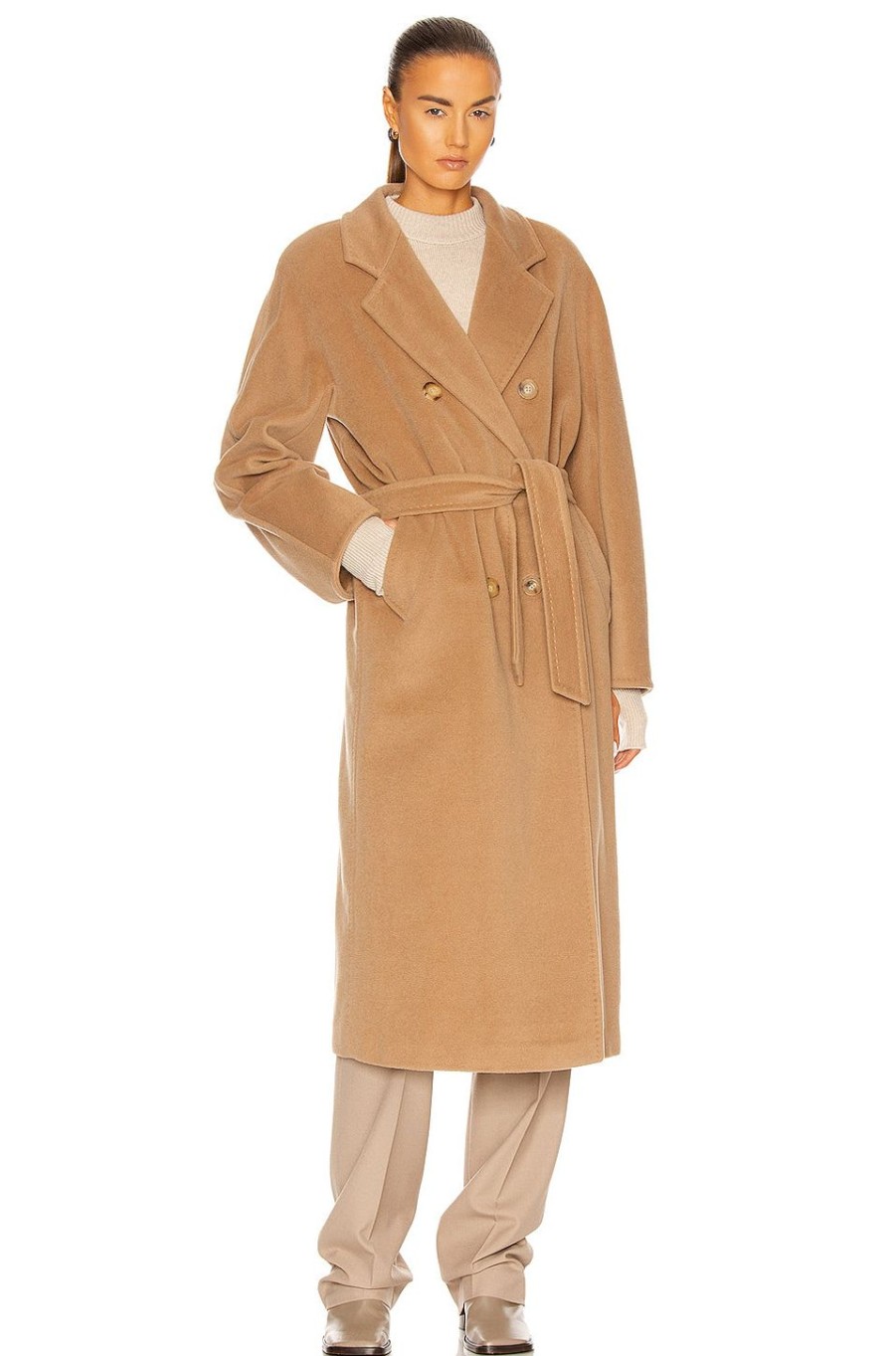 Women Max Mara Jackets & Coats | Madame Coat Camel