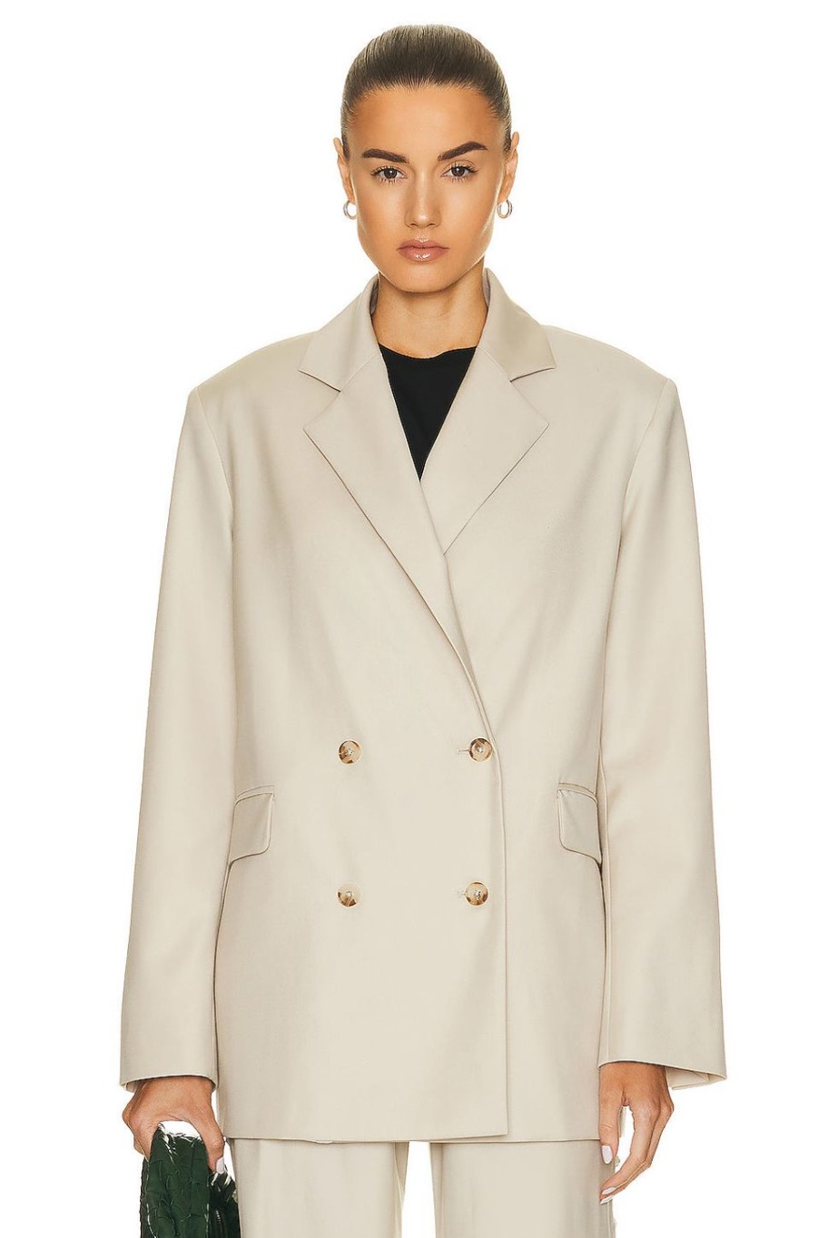 Women Loulou Studio Jackets & Coats | New Donau Blazer Beige