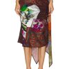 Women Marine Serre Skirts | Jersey Body Shelter Draped Skirt Multi