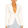 Women Alexander McQueen Jackets & Coats | One Button Classic Blazer Ivory