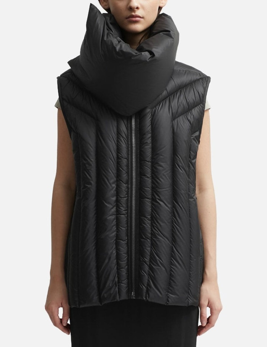 Women Rick Owens Jackets & Coats | Vest Liner Black