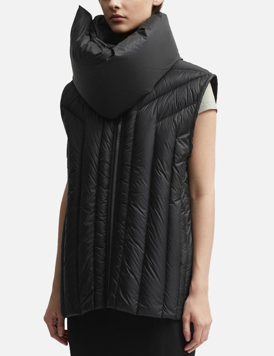 Women Rick Owens Jackets & Coats | Vest Liner Black