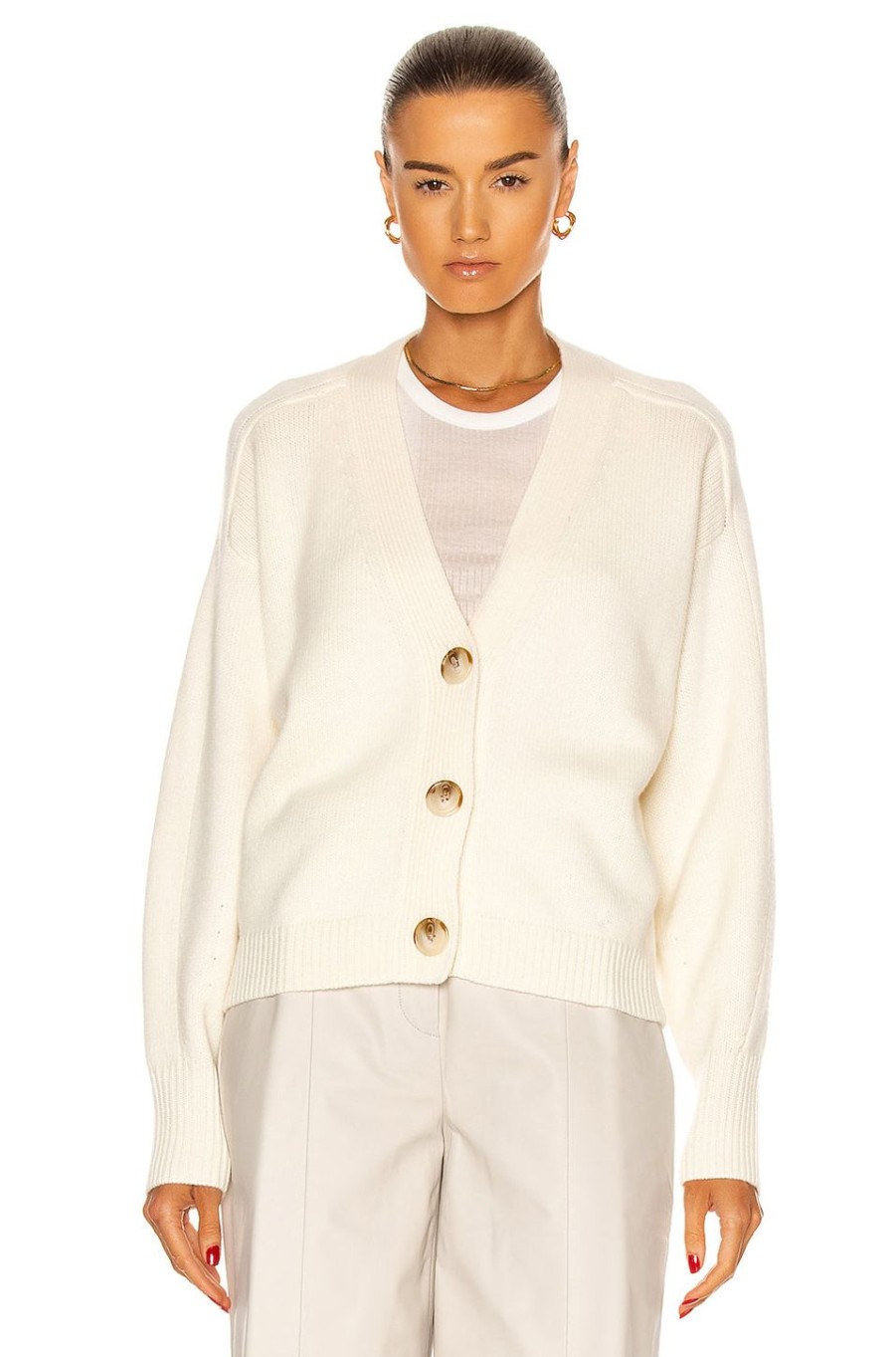 Women Loulou Studio Sweaters & Knits | Zanzibar Cardigan Ivory