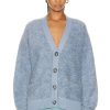 Women Acne Studios Sweaters & Knits | Knit Cardigan Denim Blue