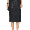 Women Alexander McQueen Skirts | Denim Skirt Cold Wash