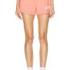 Women Sporty & Rich Shorts | Wellness Ivy Disco Short Salmon & White